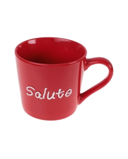 Taza Dolce Vita Rojo 10X9cm Porcelana