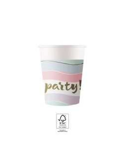 Vasos Papel 200ml Party Elegante Fsc