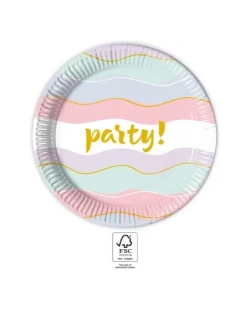 Platos 20cm Party Elegante Fsc