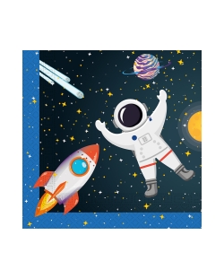 Servilletas 33 X 33cm Cohete Espacial Fsc