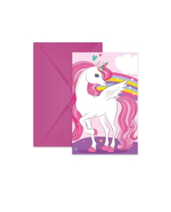 Invitaciones Unicornio Fsc