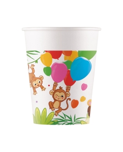 Vasos Papel 200ml Jungla Fsc