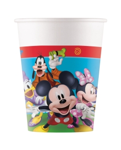 VASOS PAPEL 200ml MICKEY ROCK HOUSE FSC