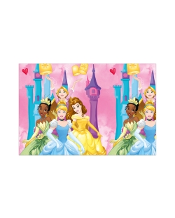 MANTEL PLASTICO 120 X 180cm PRINCESAS STORY