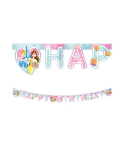 Guirnalda Happy Bday Princesas Story Fsc