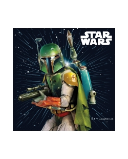 SERVILLETAS 33 X 33cm STAR WARS GALAXY FSC