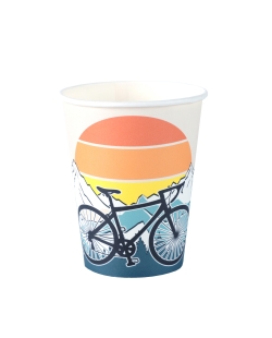Vaso Bicicleta 7.8X9.7cm /27cl Carton