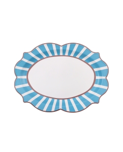 Bandeja Dolce Vita Azul Cielo 36X26cm Carton