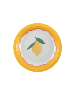 Plato Pequeño Dolce Vita Amarillo 17.5cm Carton