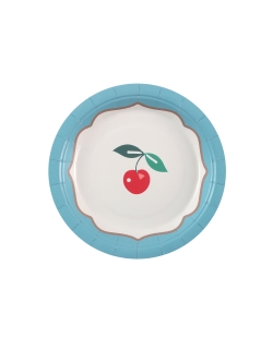 Plato Pequeño Dolce Vita Azul Cielo 17.5cm Carton