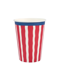 Vaso Dolce Vita Rojo 7.8X9.7cm /27cl Carton