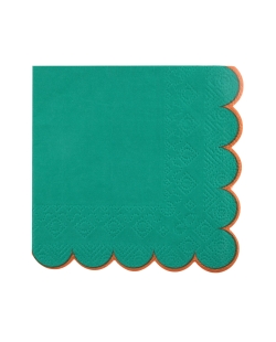 Servilleta Pequeña Dolce Vita Verde Jade 25X25cm Papel 3C