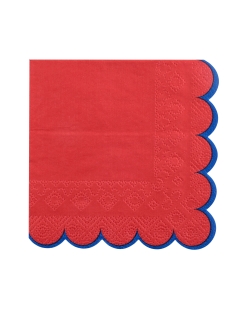 Servilleta Pequeña Dolce Vita Rojo 25X25cm Papel 3C