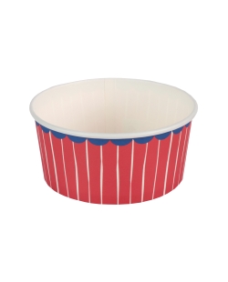 Cuenco Dolce Vita Rojo 12.5X5.7cm Carton