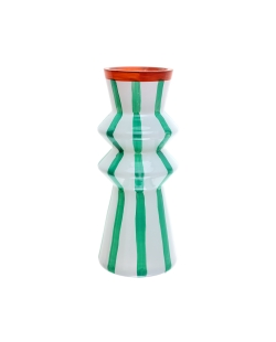 Jarron Dolce Vita Verde Jade 8X20.5cm Vidrio