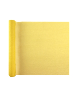 Camino Mesa Holi Amarillo 35cm Tela India 5M