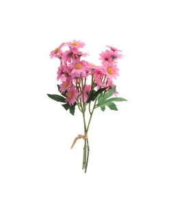 Ramo Primaveral Rosa 15X14X26cm Poliester Y Plastico