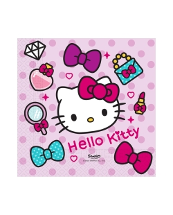Servilletas 33cm X 33cm Hello Kitty Fashion