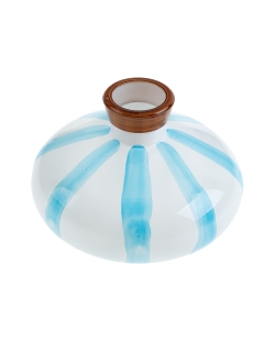 Jarron Pequeño Dolce Vita Azul Cielo 9X6.5cm Vidrio