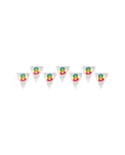 Banderin Multicolor 8 Años 22X26cm X3m Carton