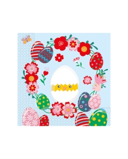 Servilletas 33X33 Huevos Pascua Divertidos 3Ply Fsc 