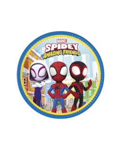 Platos 23cm Spidey Y Sus Amigos Fsc