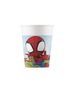Vasos Papel 200mlspidey Y Sus Amigos Fsc