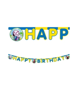 Guirnalda Happy Bday Spidey Y Sus Amigos Fsc