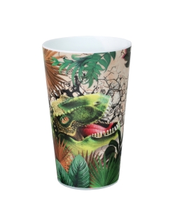 Vaso Reutilizable Dinosaurio 7.3X11.6cm /33cl Polipropileno
