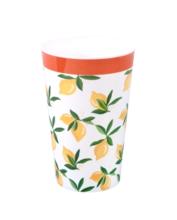 Vaso Reutilizable Dolce Vita Amarillo 7.3X11.6cm /33cl Polipropileno