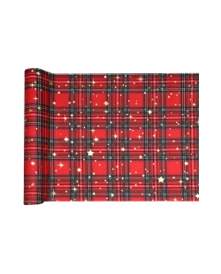 Camino Mesa Cuadros 28cm Tela Crepe 2,5m***OFERTA DTO NO ACUMULABLE