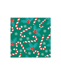 Servilletas 33X33cm Baston Caramelo Fsc 3Pli