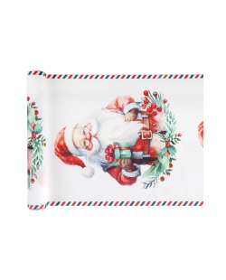 Camino Mesa Papa Noel 28cm Popelina Poliester 2,5m***OFERTA DTO NO ACUMULABLE