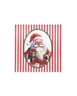 Servilleta Peq. Papa Noel 25X25cm Papel 3 Capas ***OFERTA DTO NO ACUMULABLE