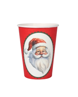 Vaso Papa Noel 7.8X9.7cm/27cl Carton ***OFERTA DTO NO ACUMULABLE