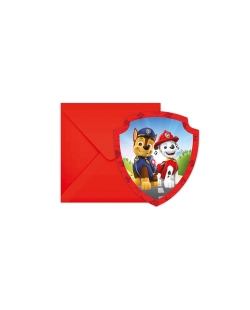 Invitaciones Forma Patrulla Canina Fsc
