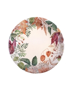 Plato Otoño Floral 22.5cm Carton ***OFERTA DTO NO ACUMULABLE