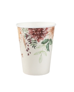 Vaso Otoño Floral 7.8X9.7cm/27cl Carton ***OFERTA DTO NO ACUMULABLE