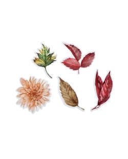 Confeti Otoño Floral 5X4.5&5X5.2cm Papel ***OFERTA DTO NO ACUMULABLE