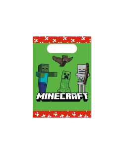 Bolsas Papel Minecraft