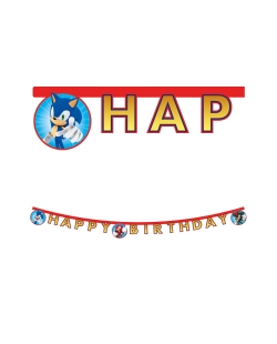 Guirnalda Happy Bday Sonic