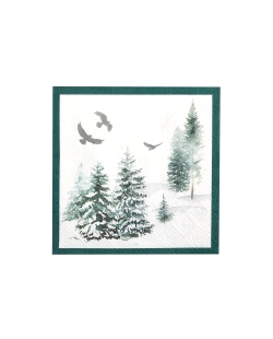 Servilleta Peq. Dulzura Invierno 25X25cm Papel 3 Capas ***OFERTA DTO NO ACUMULABLE