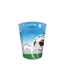 Vaso Plastico Reutilizable 250ml Futbol