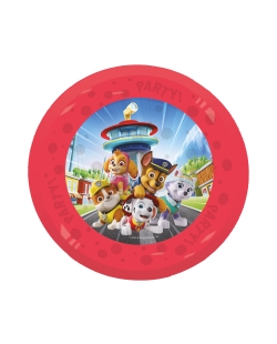 Plato Plastico Reutilizable 21cm Patrulla Canina
