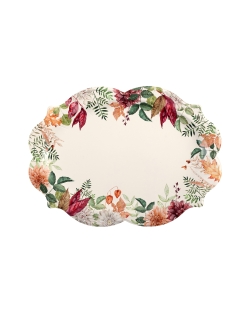 Bandeja Otoño Floral 36X26cm Carton ***OFERTA DTO NO ACUMULABLE