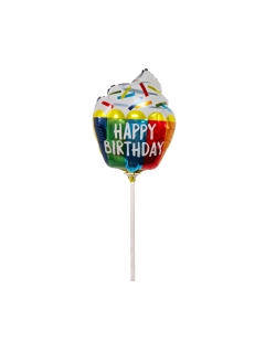 Mini Forma Auto-Inflable Pastel H.Bday ***OFERTA DTO NO ACUMULABLE