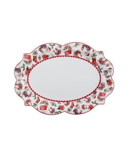 Bandeja Papa Noel 36X26cm Carton ***OFERTA DTO NO ACUMULABLE
