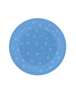 Plato Plastico Reutilizable 21cm Azul ***OFERTA DTO NO ACUMULABLE