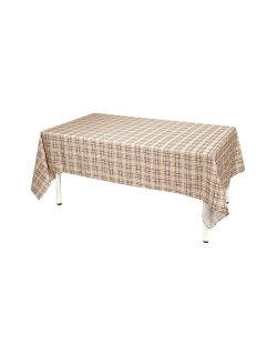 Mantel Cuadros Caramelo 145X240cm Popelina Poliester ***OFERTA DTO NO ACUMULABLE