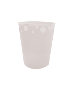 Vaso Pastico Reutilizable 250ml Blanco